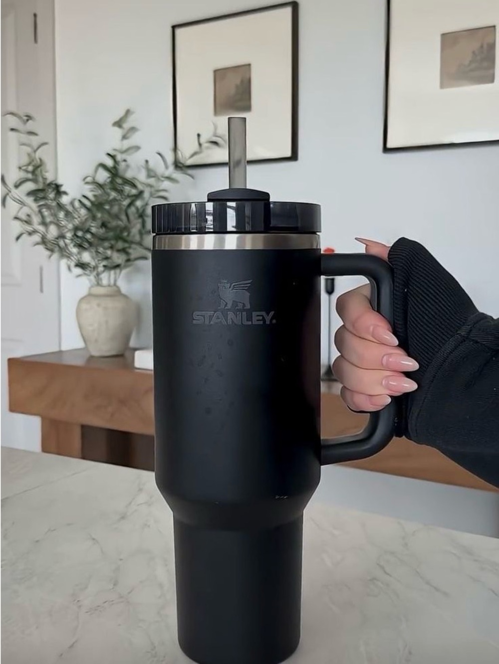 Stanley 30 oz Quencher ProTour Tumbler in Matte Black 2.0